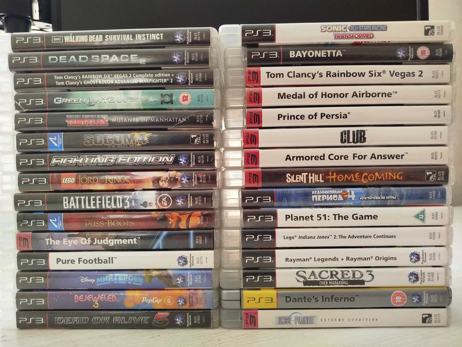 Playstation 3 ps3 буклеты мануалы