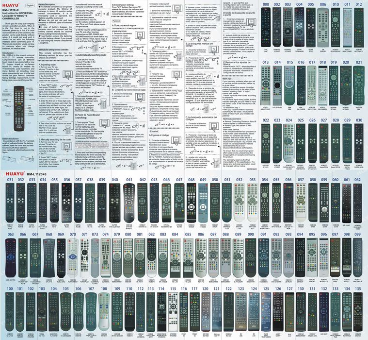 Новые пульты для любого телевизора Smart TV