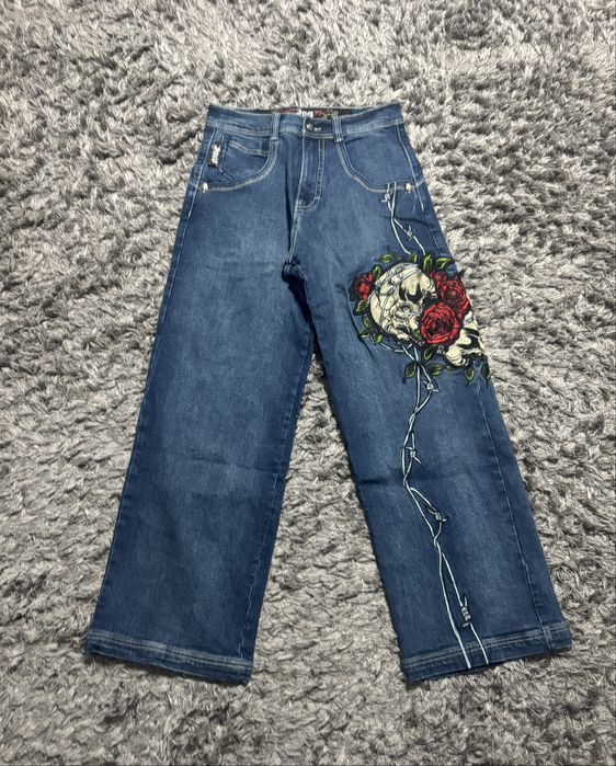 Blugi jnco skull and roses