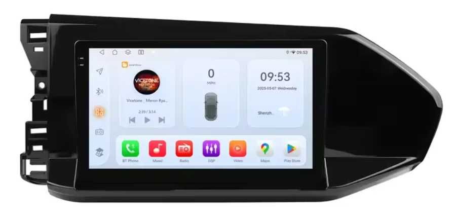 Мултимедия 10″ Android 14 за VW CADDY V (20-26г) CARPLAY навигация