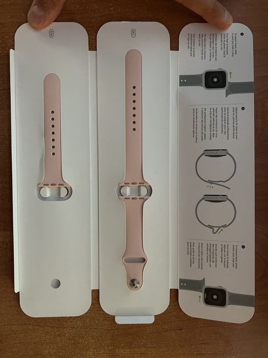 Оригинальный розовый ремешок для Apple Watch 5 40mm