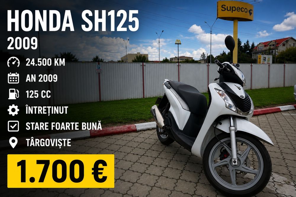 Vand Honda SH125 unic proprietar