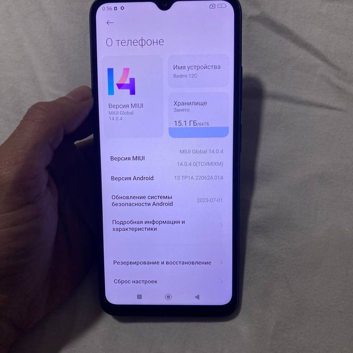 Redmi 12c xotrasi 64gb 2ta sim global