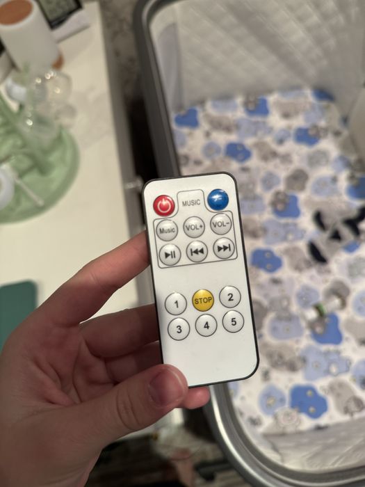 Электронная манеж кроватка