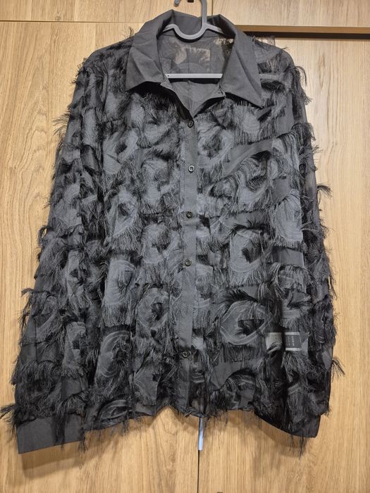 Нова ефектна полупрозрачна риза