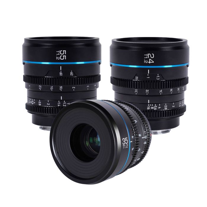 Cinema lens Sirui Night Walker 24/35/55mm