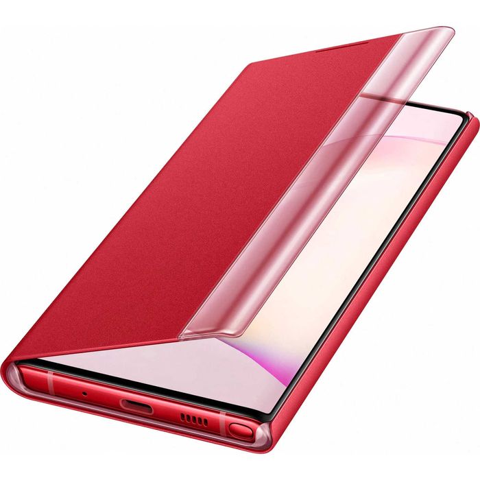 Husa Flip Cover Samsung Galaxy Note 10 Clear View EF-ZN970CREGWW Rosu
