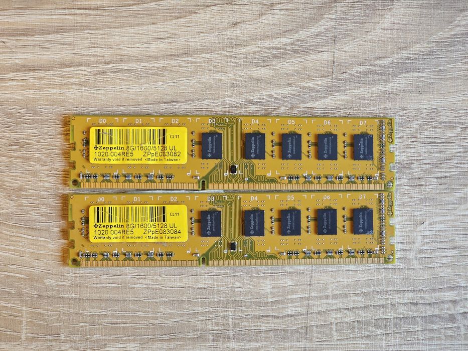 Kit RAM 16GB DDR3 1600MHz Zeppelin (2x8GB) radiator auriu