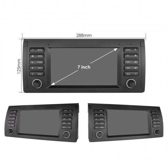7-инчова мултимедия за BMW 5 Series E39 (1996–2002) – Android Carplay