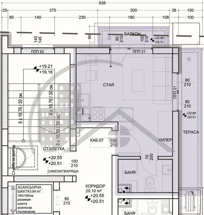 Продава се Едностаен апартамент в Варна, Левски - 39 кв.м за 1033 €/кв.м - Снимка #4