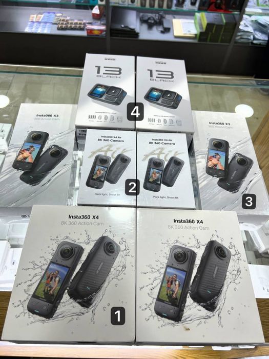 Новый. Insta 360 X5.X5 Combo. Insta 360 X4. Insta 360 X3. Go pro 13.