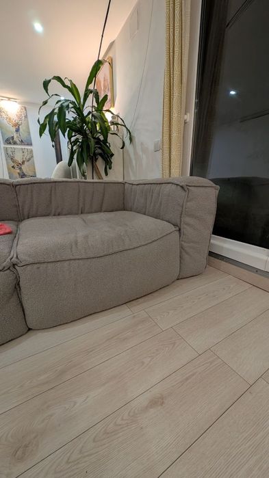 Canapea colțar modular Mille Milano premium, umplutură pene, aprox. 310 x 220 cm