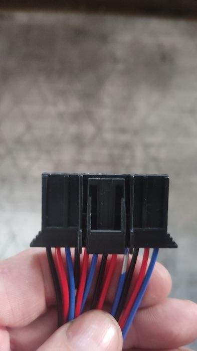 Mufă reparatie neagră cablaj UPC, Mercedes Smart, Renault Megane II/Sc