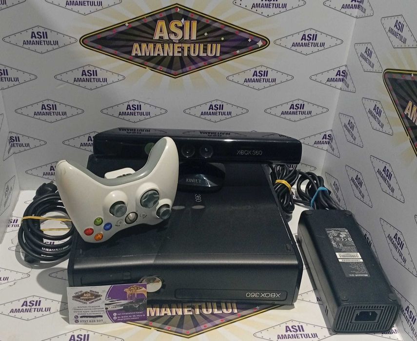 Consola Xbox 360 Slim (4GB) cu Kinect ,controller si cutie