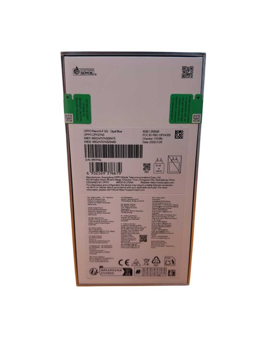 Oppo Reno 14 F - 5G - Cashbook Amanet Brasov