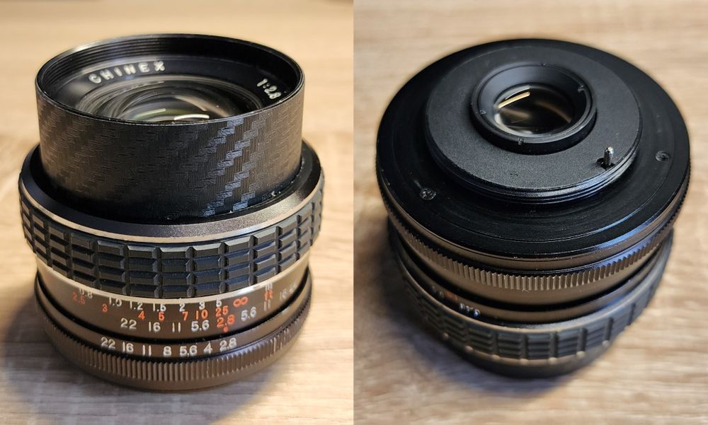 lot obiective + teleconvertoare + tuburi macro diverse monturi