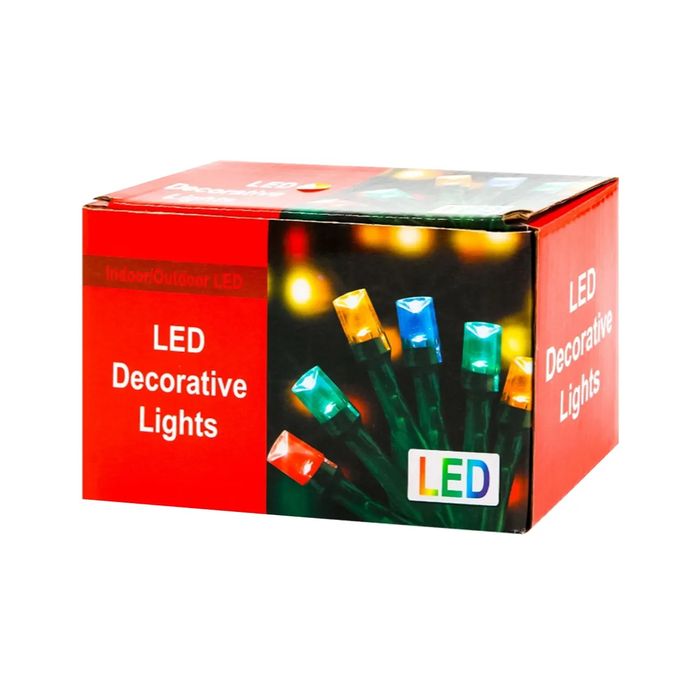 Instalatie brad cu baterii 100 leduri, 10 m