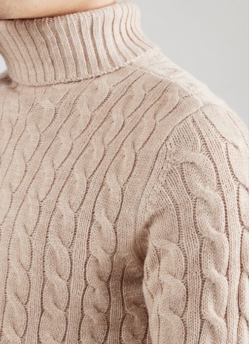Jack & Jones Cable Knit Turtle Neck Jumper  мъжко поло - L
