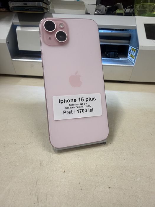 Iphone 15 plus / 128 gb / 100% baterie /