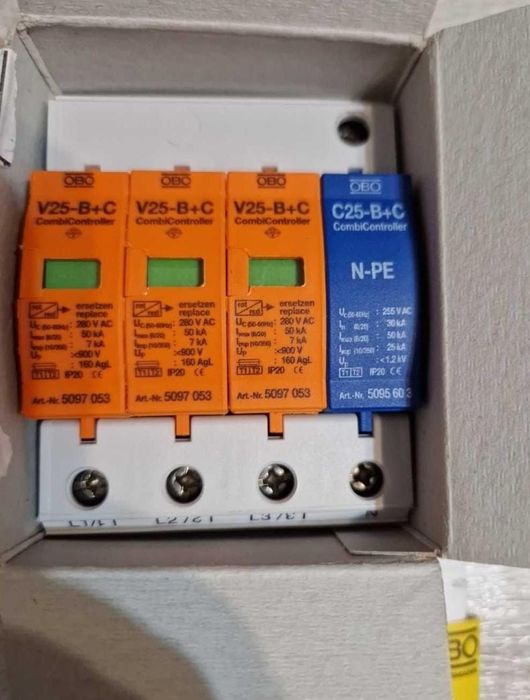 Descarcator Pentru Supratensiune Obo Bettermann 3p+n 280v Max. 25ka