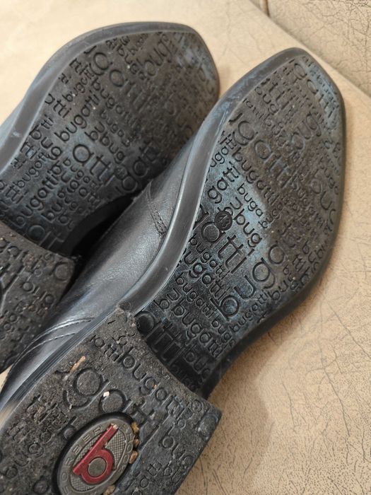Официални черни обувки Bugatti/Бугати-43 номер