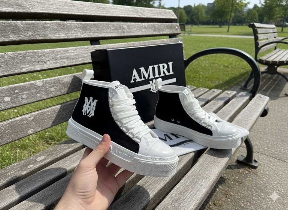 Adidasi AMIRI Court - Ghete Premium - Full Box