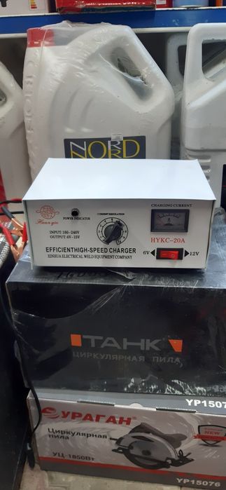 Зарядка АКБ  6/12v