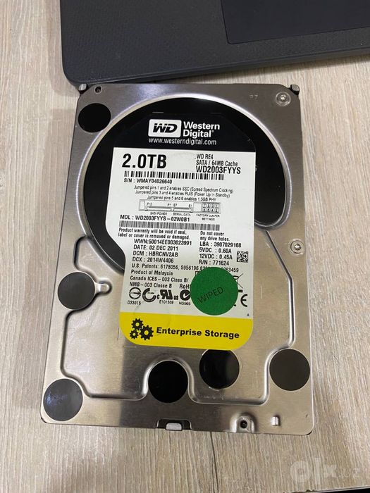 Western Digital RE4 2.0TB (WD2003FYYS) жесткий диск