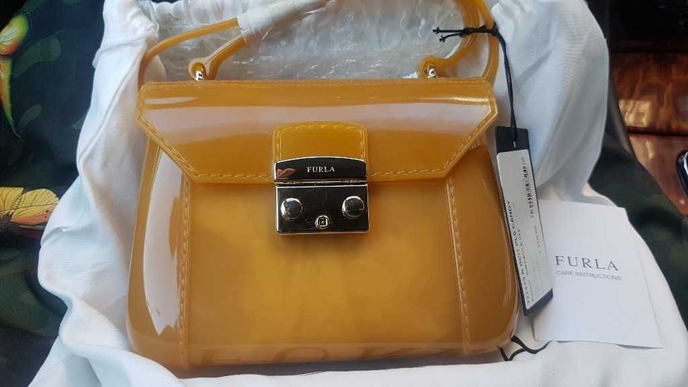 Furla нова лятна ,силиконова,кукленска чанта