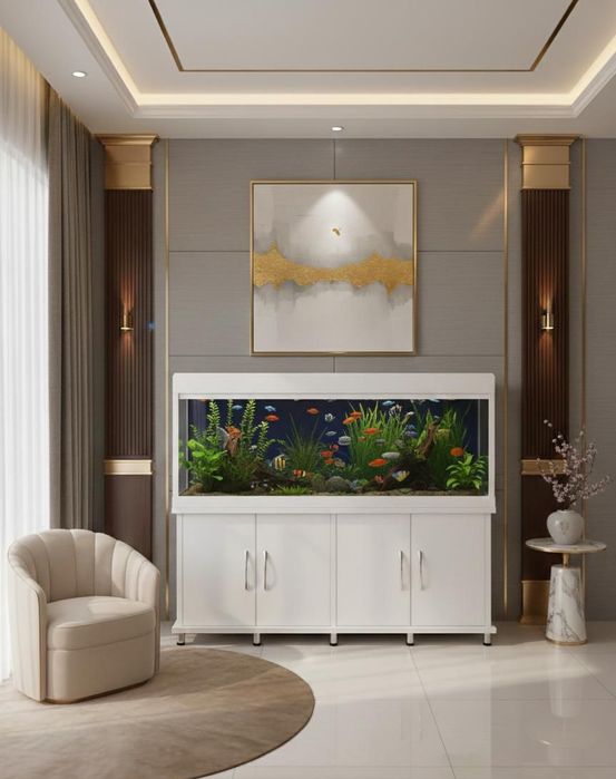 Аквариум с тумбой