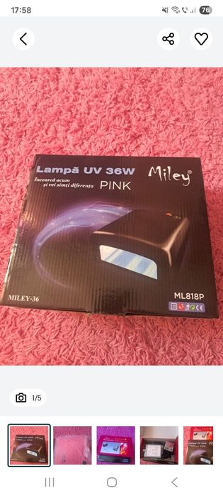 Lampa de unghii ca si noua