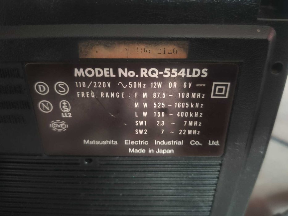 National Panasonic RQ 554LDS Radiocasetofon vintage Oradea • OLX.ro
