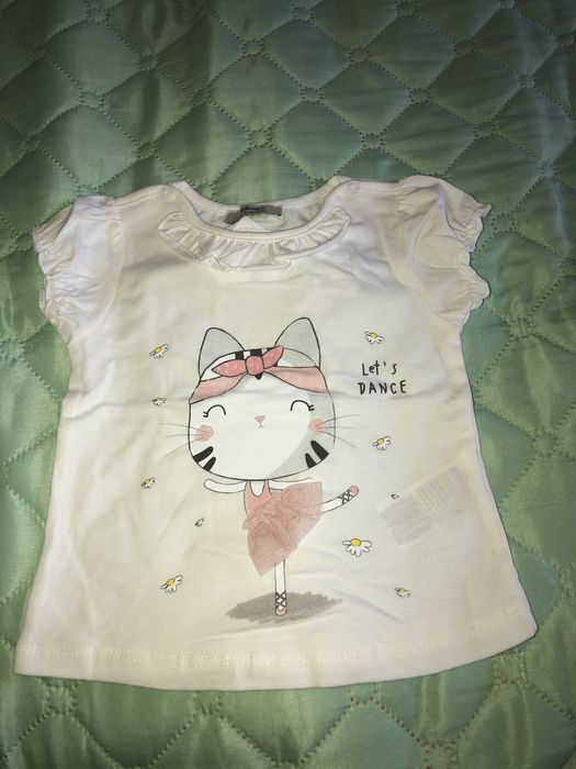 Дрехи- блуза, панталон, боди, рокля, шапка 9-12мес. Чисто нови