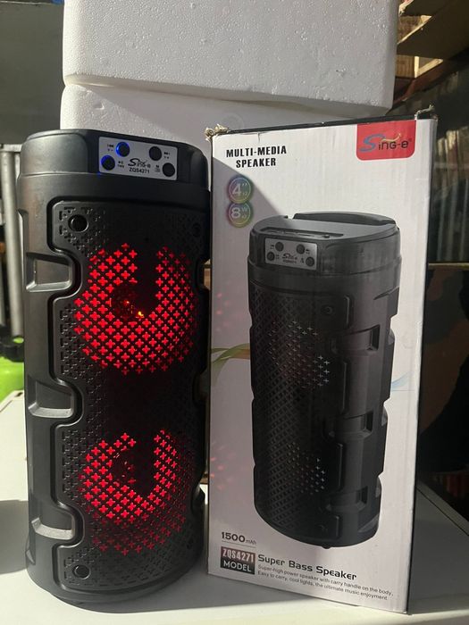 Boxă portabilă Bluetooth Sing-e ZQS4271 – Super Bass, lumini LED