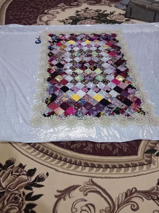 Sarpoga koʻrpacha dasturxon chimildiq tikamiz