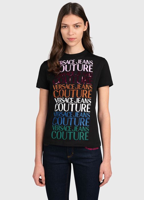 Versace jeans couture нова тениска с надпис