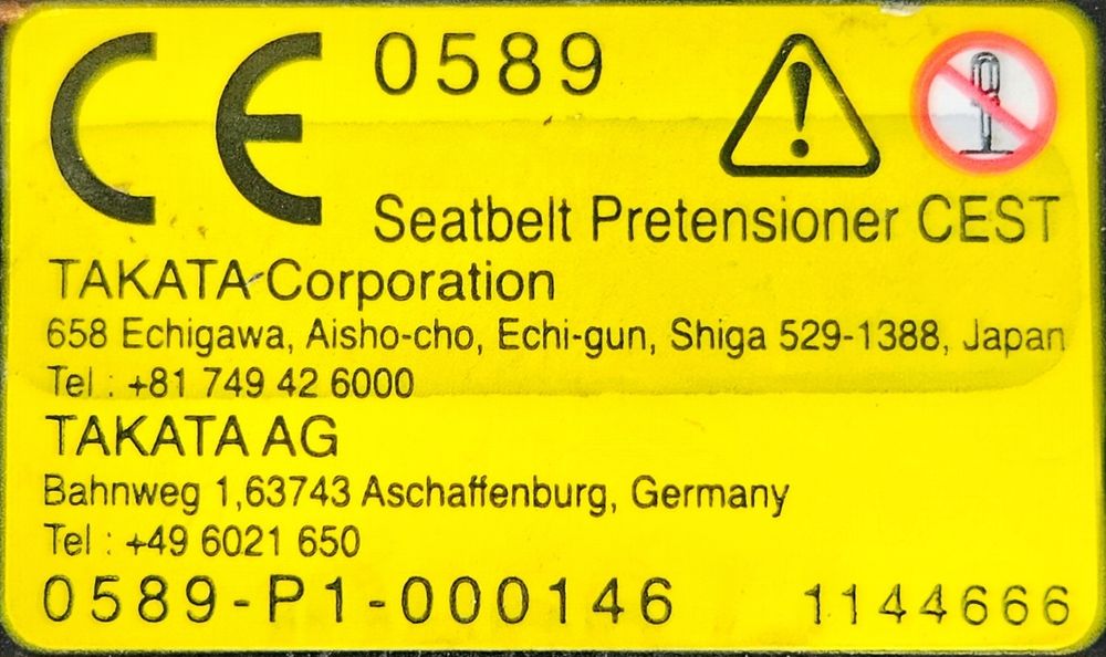 Преден ляв колан Mazda CX -3 2018г