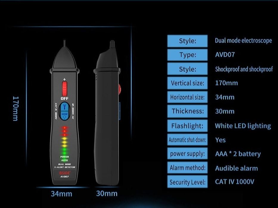 Профессиональный Детектор - Сканер Напряжения