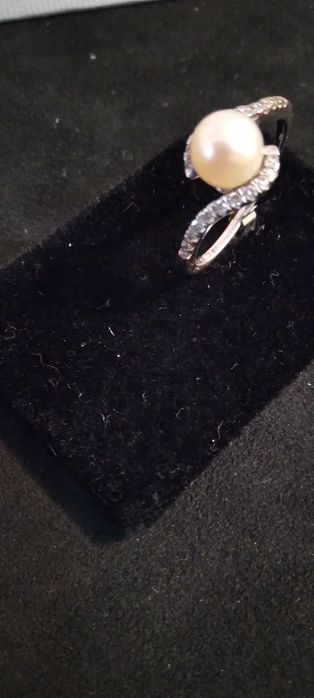Inel dama cu perla 18k