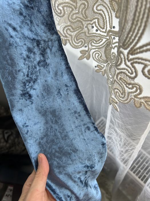 Шторы и 2 тюли б/у