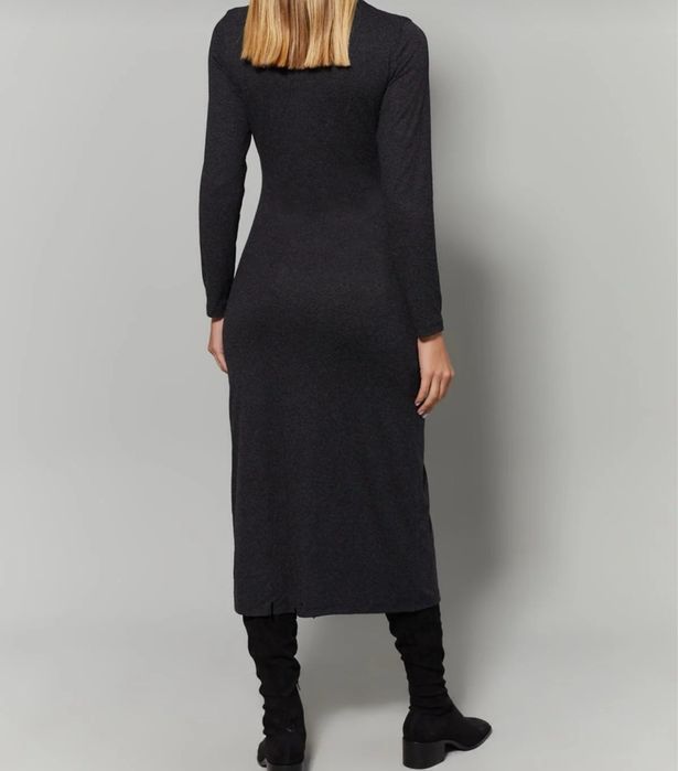 Rochie gri inchis, marime S