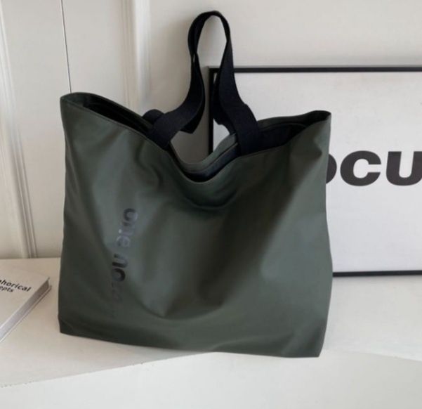 Сумка шопер хаки