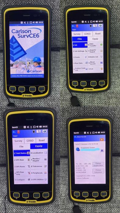 TRIMBLE JUNO 5  T41 SurvCE 6 , Fieldgenius 11 Surveypro 6 GPS RTK