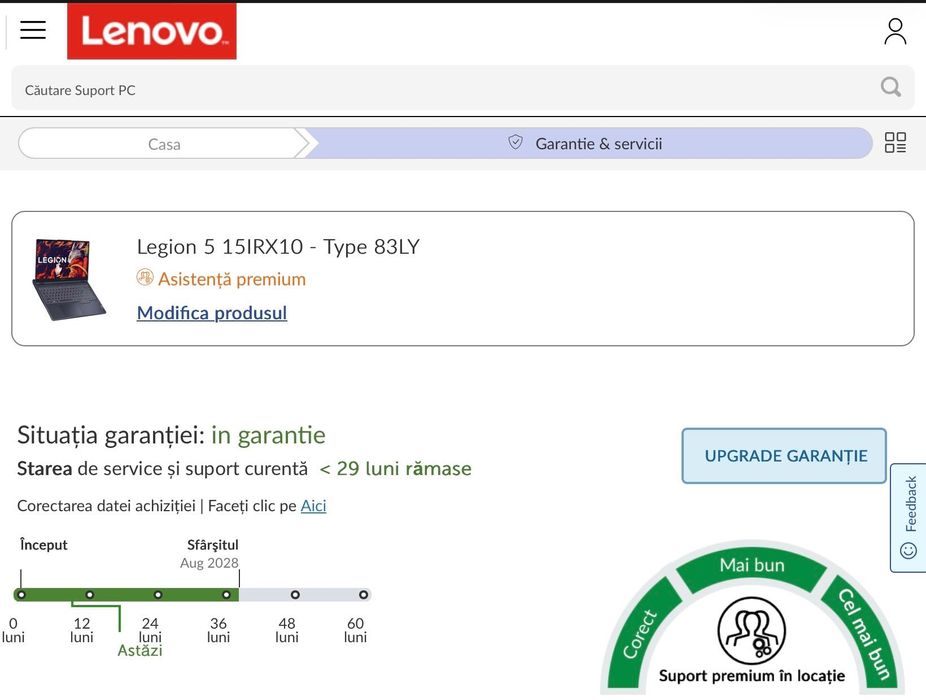 Lenovo Legion 5 Pro Gaming i7 13650HX RTX 5050 8g 140W Garanti 29 luni