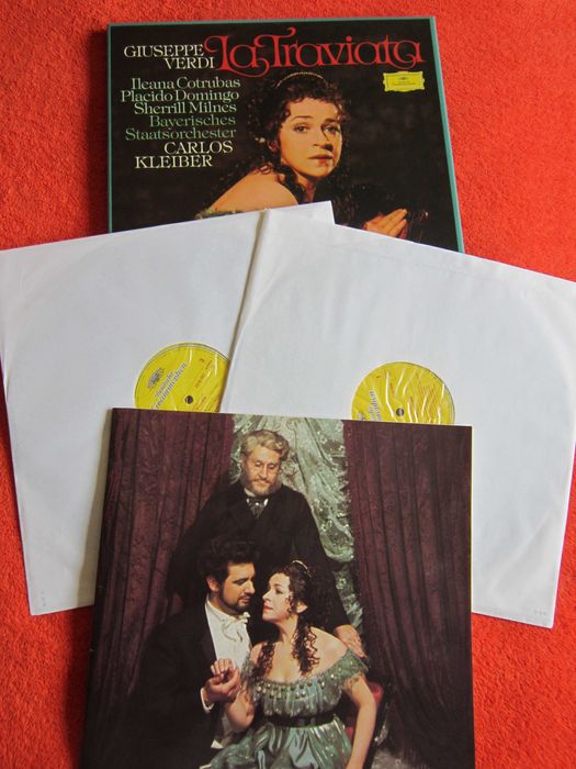 vinil rar La Traviata Verdi Ileana Cotrubas, Placido Domingo 1977