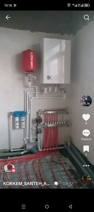 Сантехник монтаж отопления размарозка