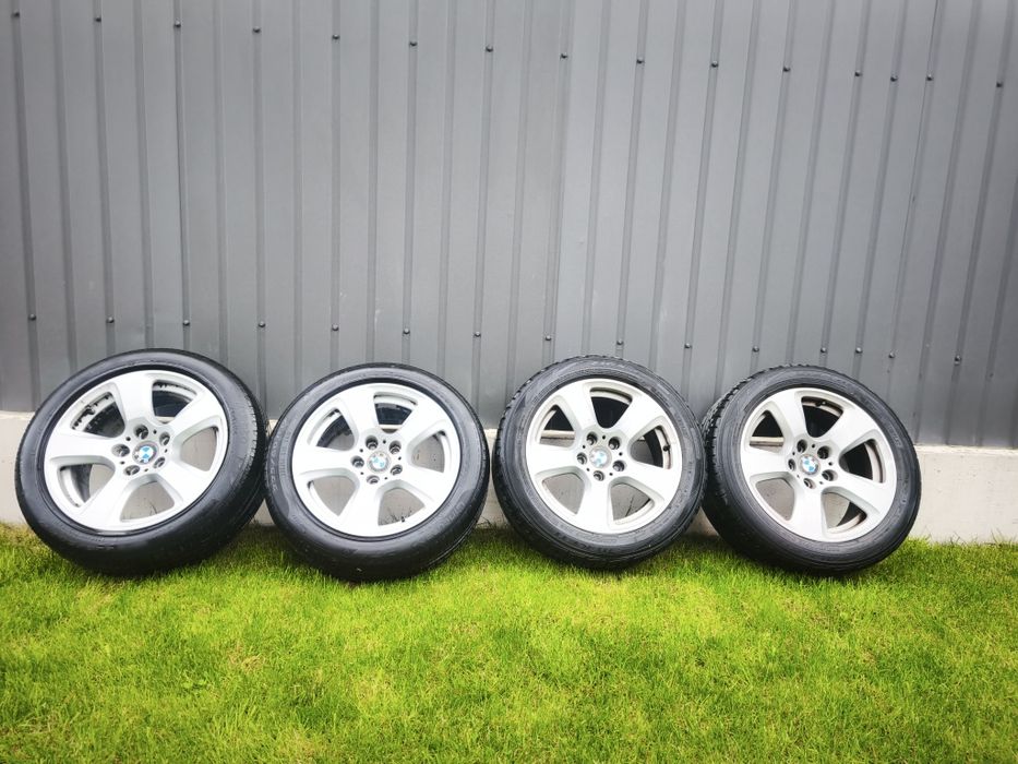 Set jante aliaj BMW 17 e60 e61 e90 cu anvelope pe vara 225 50 17