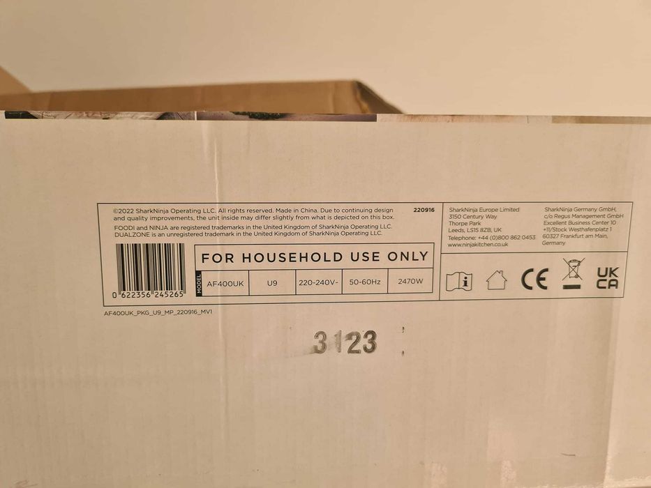 Ninja Foodi MAX Dual Zone Air Fryer [AF451UK] / [AF400EU], 9.5L