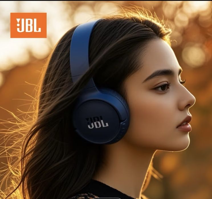 JBL сини слушалки