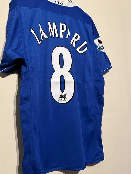 Тениска на Chelsea FC с Frank Lampard и баджове на Висша Лига -  НОВА!